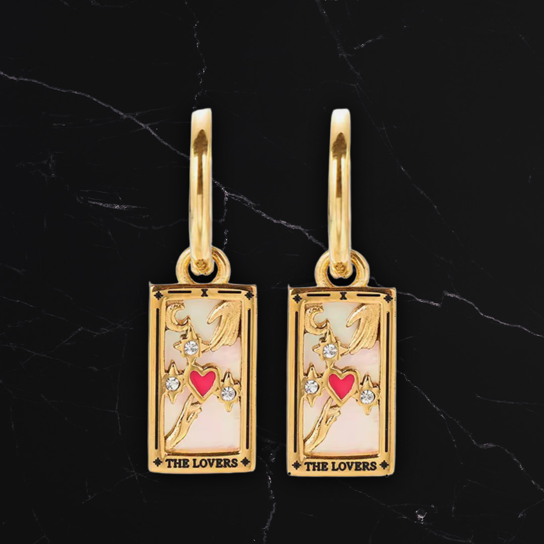 “The Lovers” Hoop Earrings