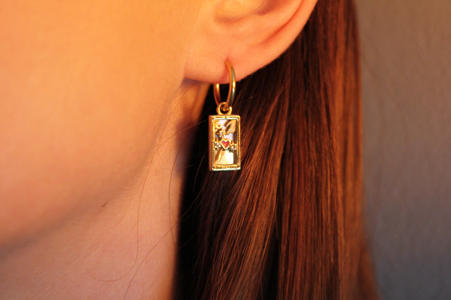 “The Lovers” Hoop Earrings