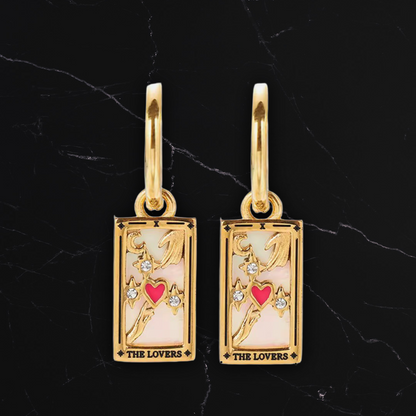 “The Lovers” Hoop Earrings