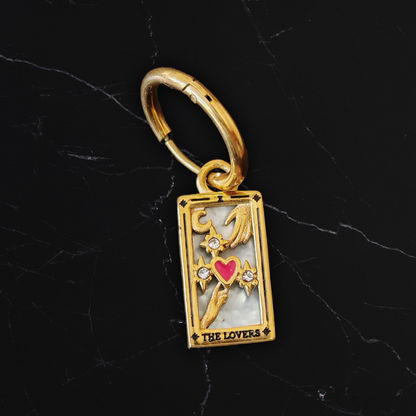 “The Lovers” Hoop Earrings